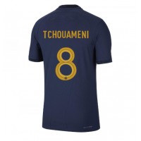 Echipament fotbal Franţa Aurelien Tchouameni #8 Tricou Acasa Mondial 2022 maneca scurta